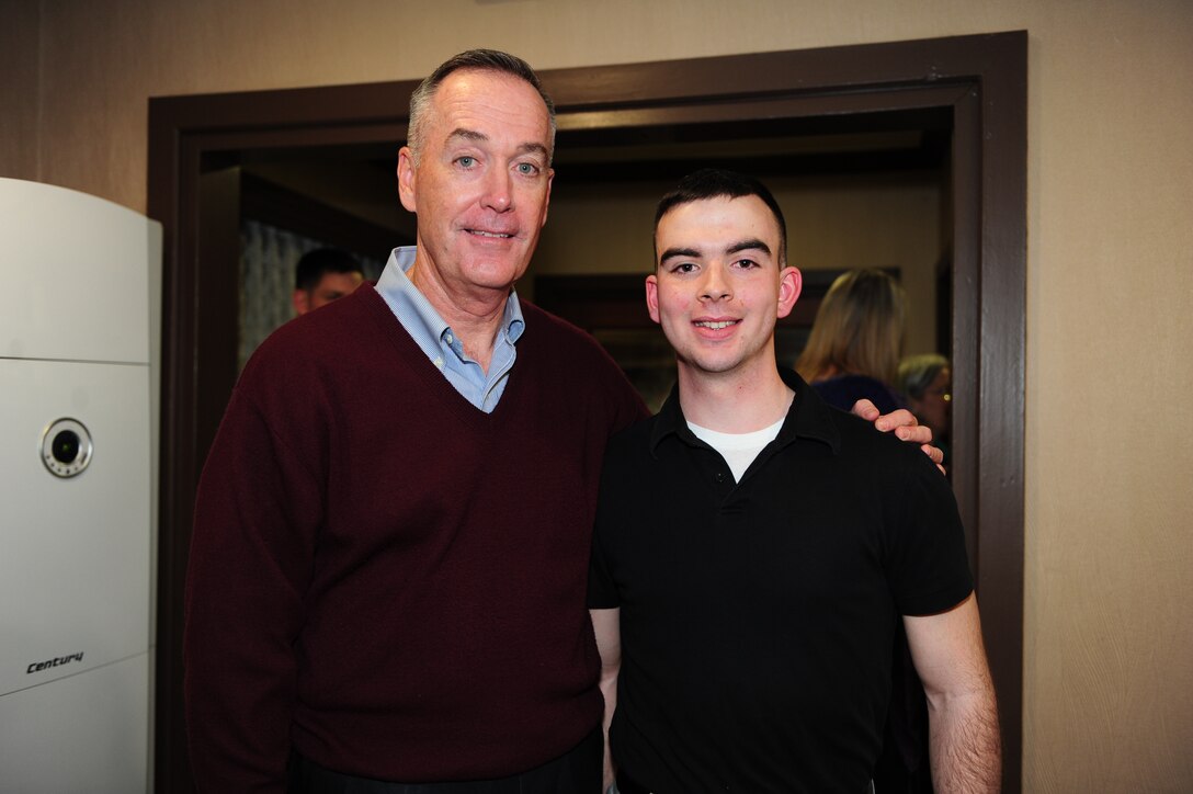 Assistant Commandant of the Marine Corps Gen Joseph F. Dunford visits Marines and family from Marine Forces Korea on March 23, 2012.(Official Marine Corps Photo by Cpl Scott R Picklesimer/Released)